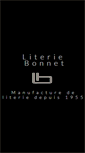 Mobile Screenshot of literie-bonnet.com