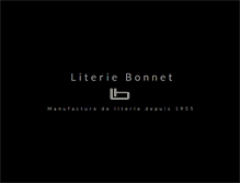 Tablet Screenshot of literie-bonnet.com